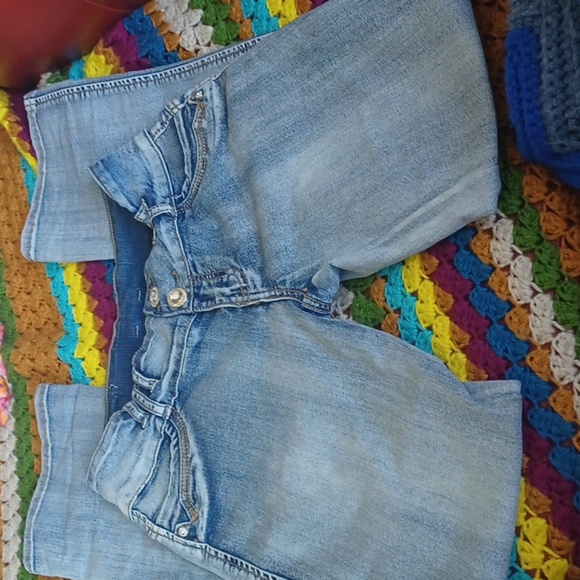 Silver Diva Junior Midrise Rhinestone/Embroidery Skinny Jean, Acid Wash, Size 11 - Picture 1 of 8